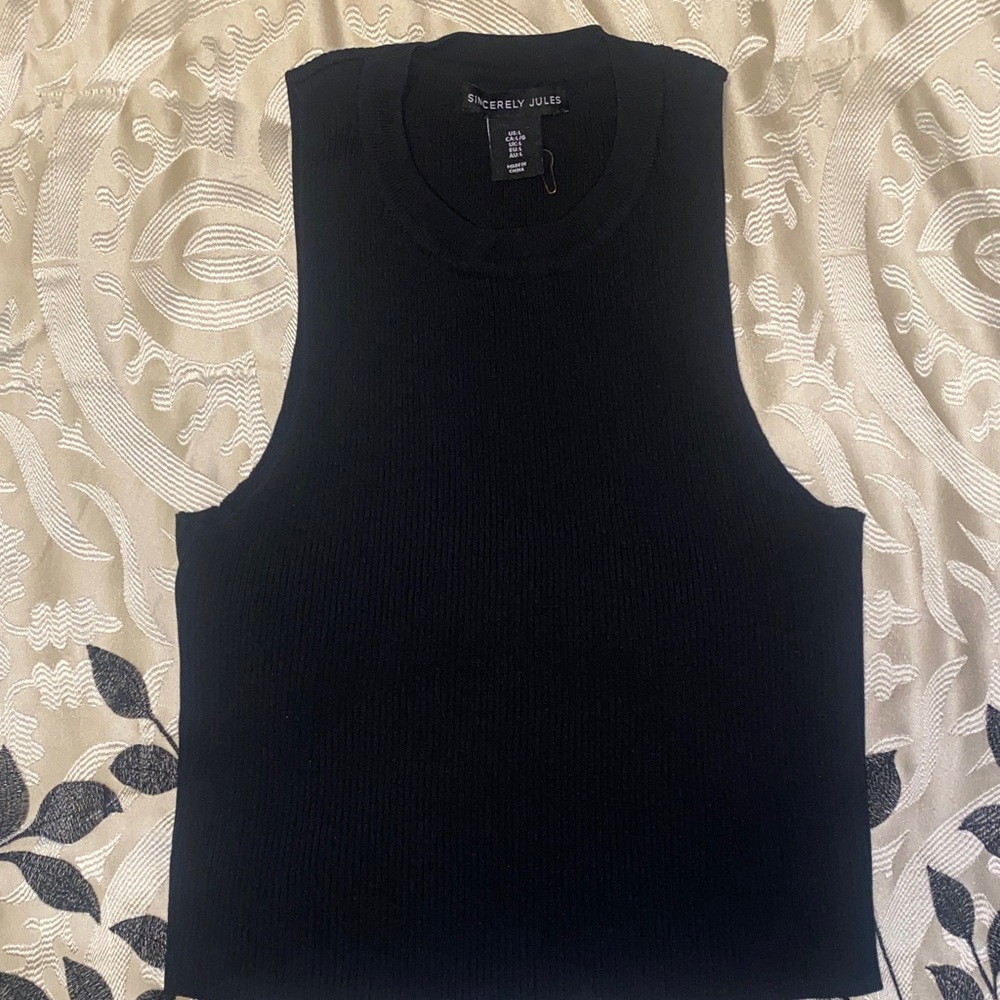 Sincerely Jules Black Tank Top